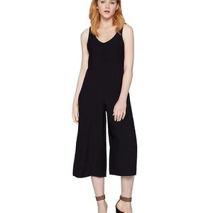 BCBGeneration Side Snapped Culotte Woven Jumpsuit - TUB9271940-001